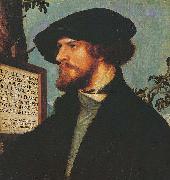 Hans holbein the younger Portrait of Bonifacius Amerbach oil painting on canvas